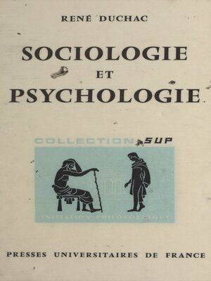 cover image of Sociologie et psychologie